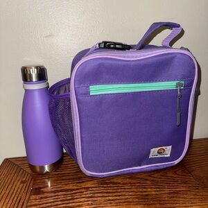 Purple Octavia Lunch Bag with Purple Moll Bottle